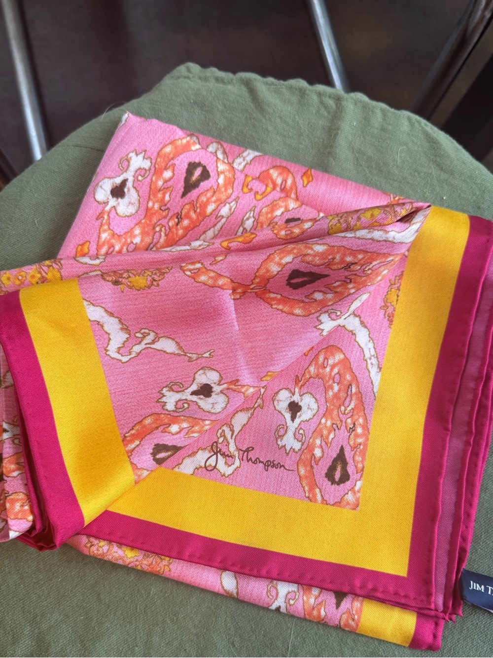 Jim Thompson Thai Silk Scarf